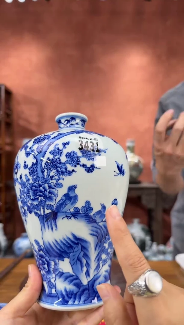 吴义松陶盟手绘陶瓷编码：3431