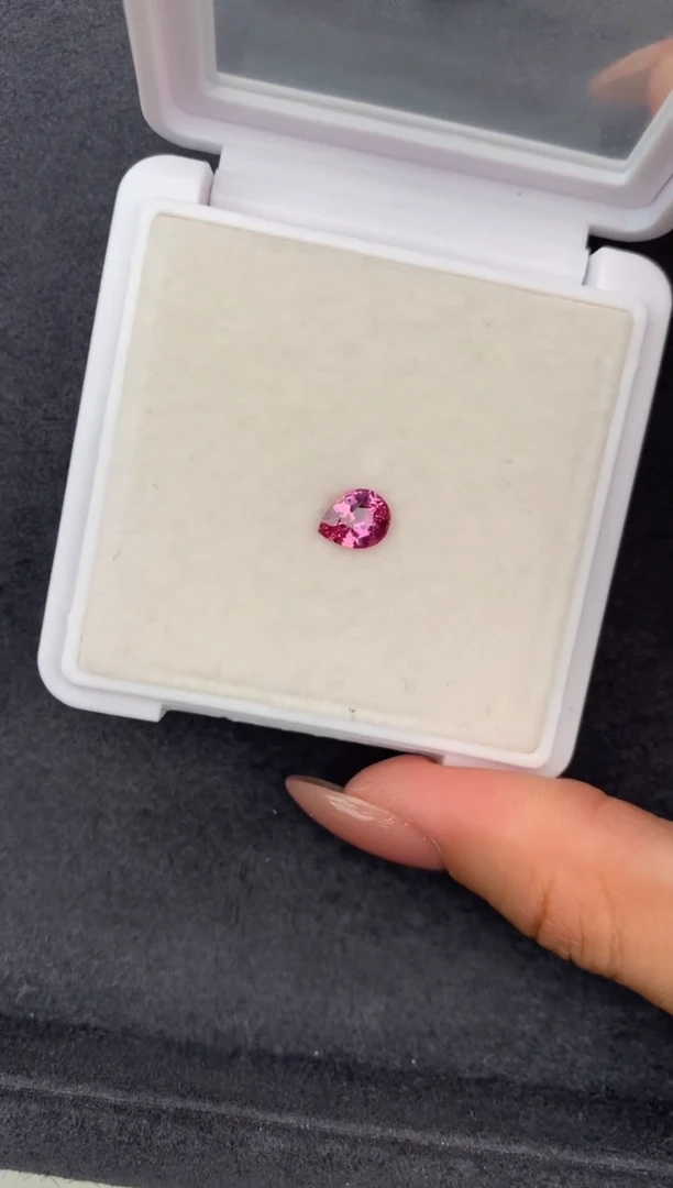 裸石彩色蓝宝石1ct帕帕拉恰  FH  定制