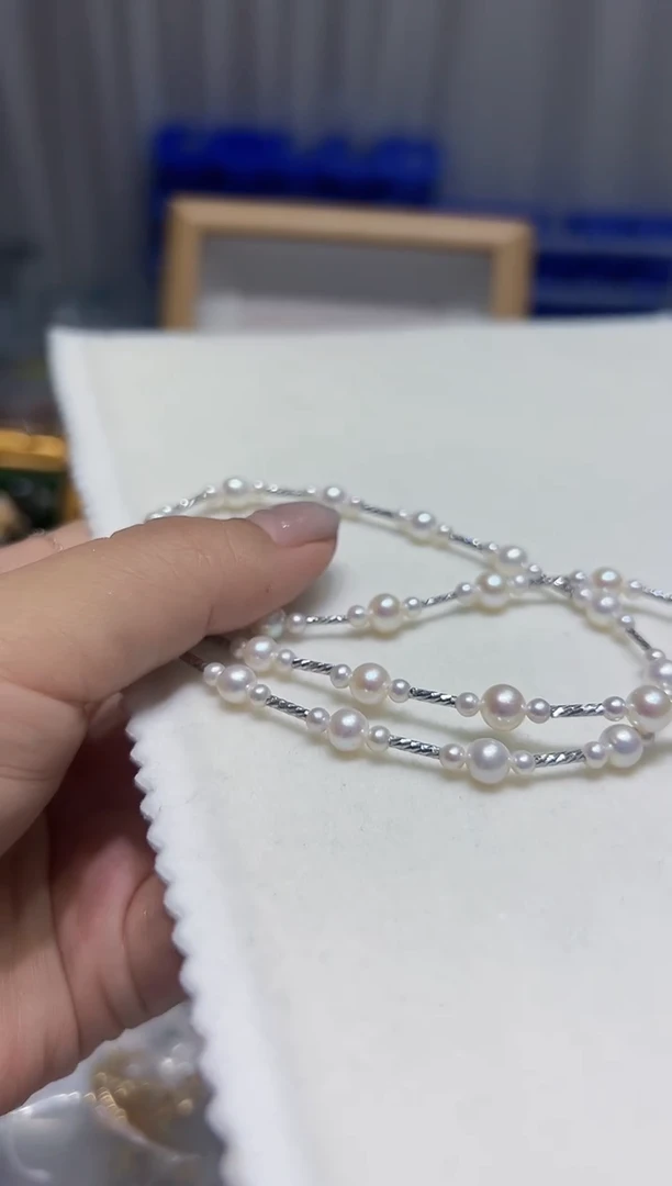 银S925镶嵌项链淡水珍珠阳****马147