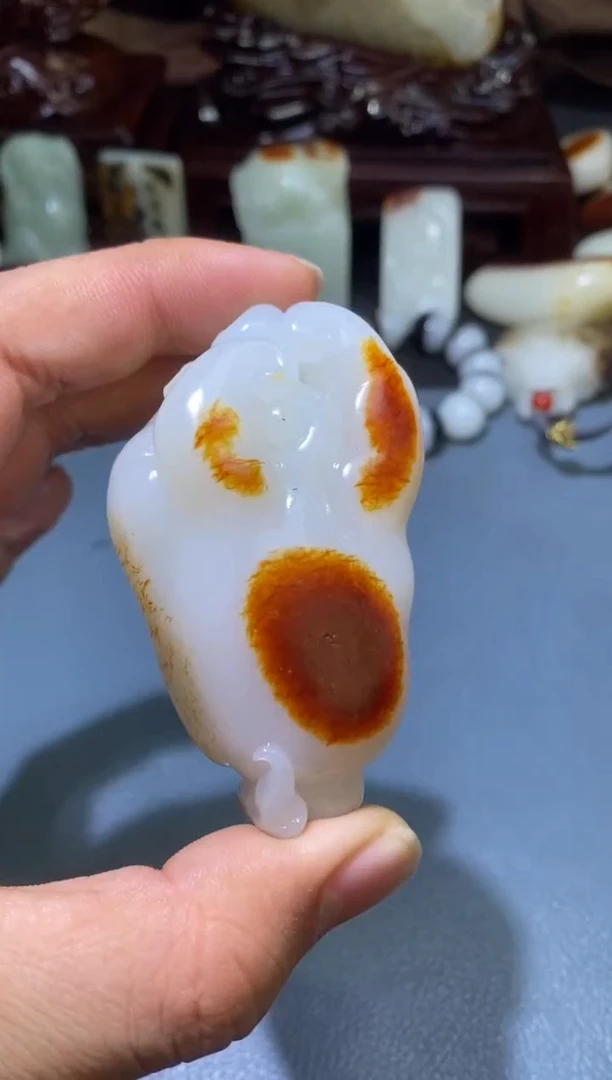 未镶嵌和田玉把件用****3和田玉