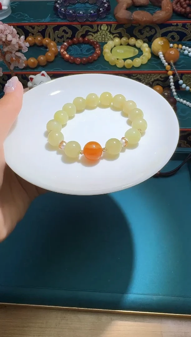 未镶嵌手链和田玉多样性发一件634