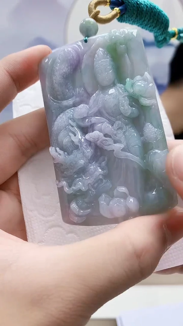 未镶嵌定制翡翠4868bb-毛货挂件16