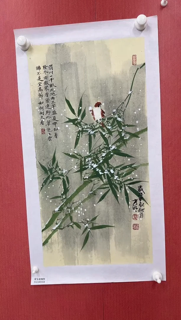 国画夏方明/精品国画2平尺/闪购8