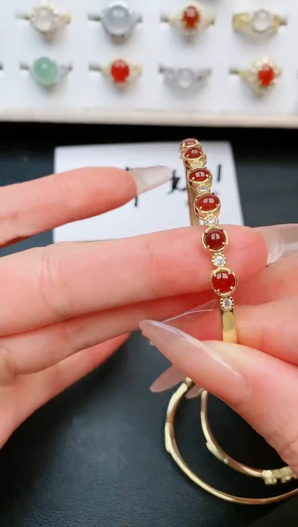 【闪购商品】翡翠戒指银S925镶嵌....