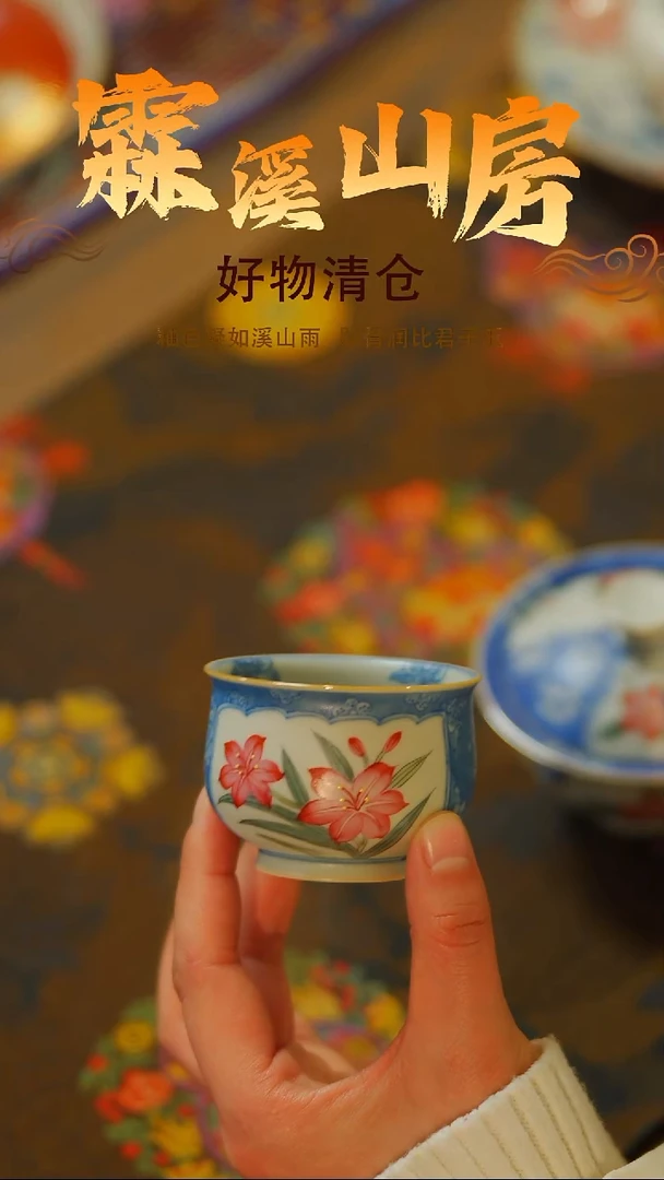 -新年快乐|景德镇手作器物手工同款--*-