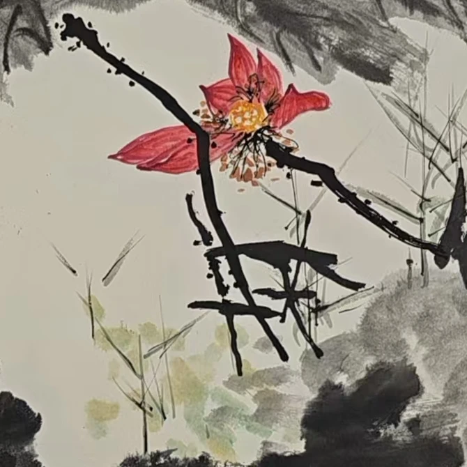 橱窗展示/齐派艺術/孔庆旭/宣纸国画/带证书