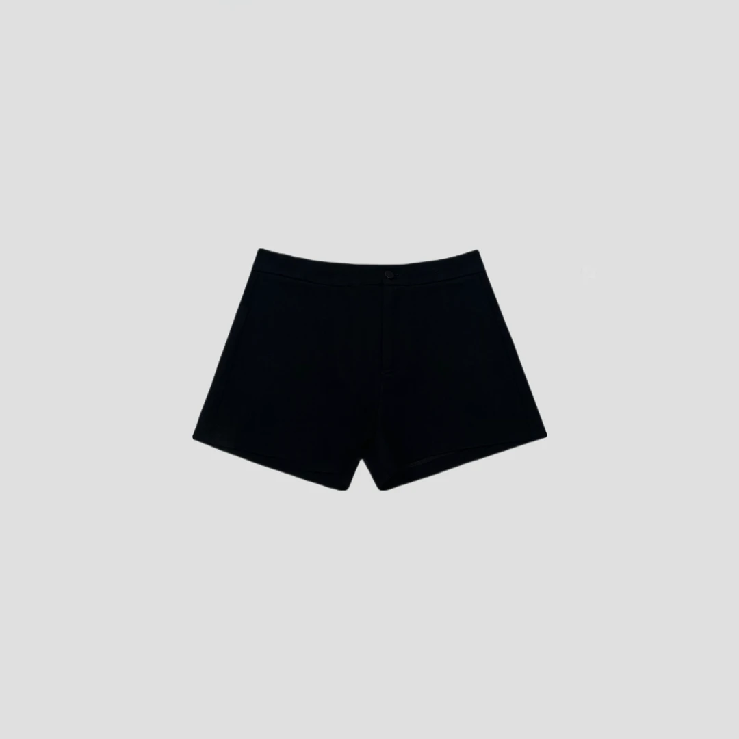 挺括高腰短裤 好版型/修身显瘦弹力热裤 BunnyXu 兔子徐丨T0401A