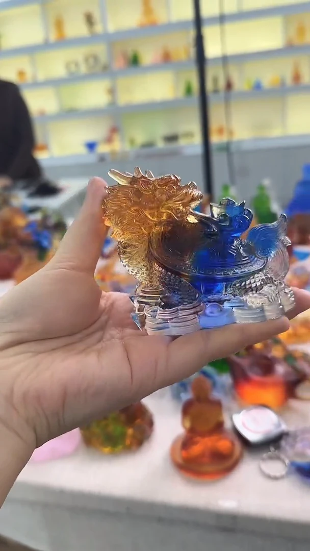 手工艺品琉璃龙龟