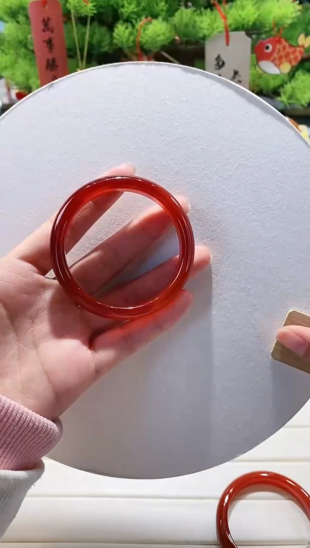 【闪购商品】玛瑙/玉髓手镯未镶嵌46-52