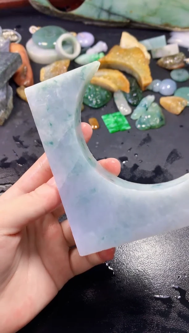 翡翠未镶嵌颈饰167天然翡翠