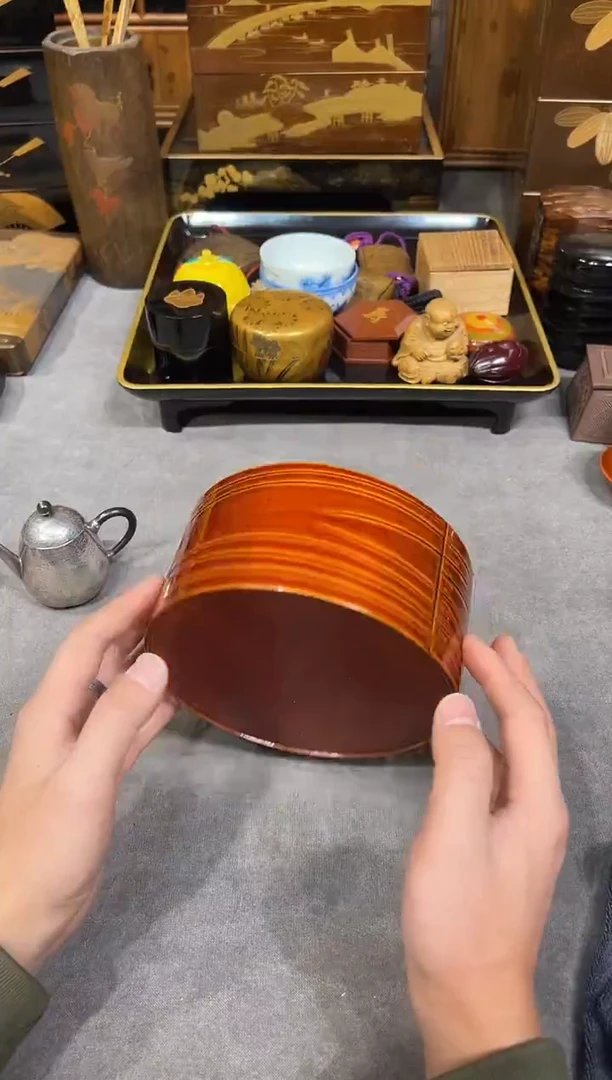 杯洗建水大漆漆器大漆漆器