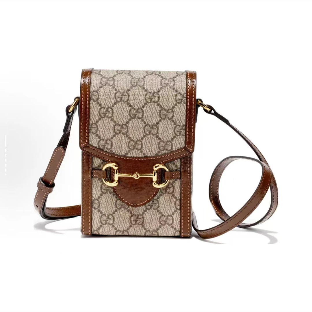 99新 GUCCI/古驰 古驰1955马衔扣帆布包