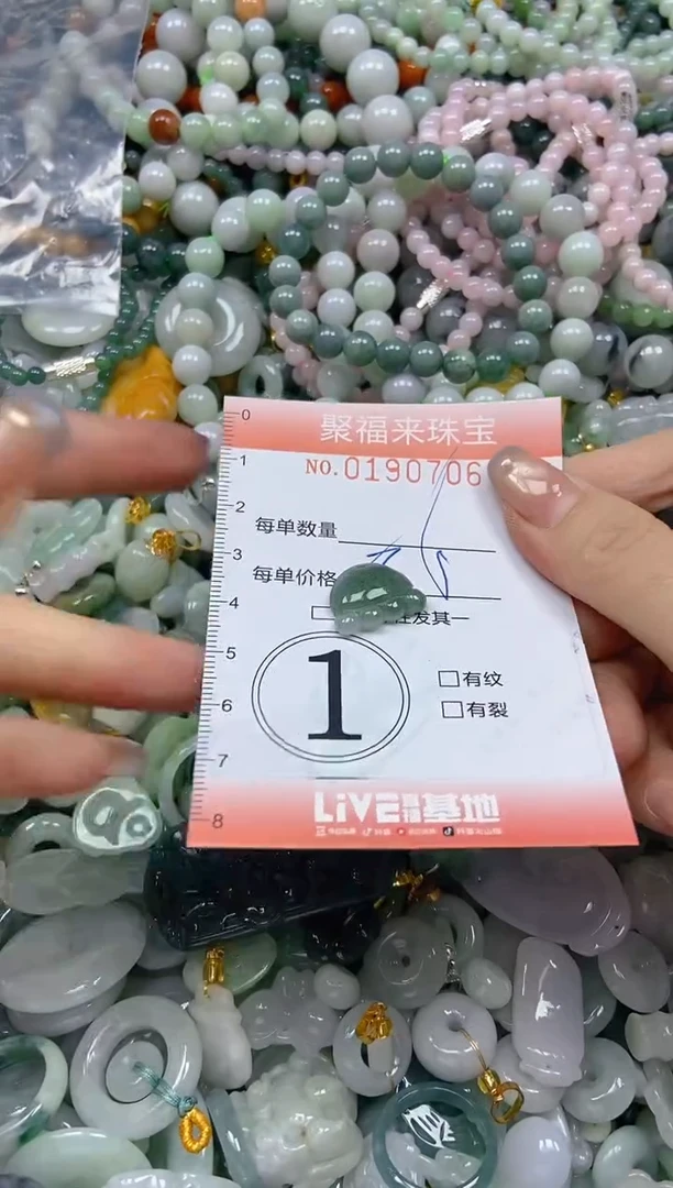 翡翠未镶嵌颈饰闪购0190706多样性发其一