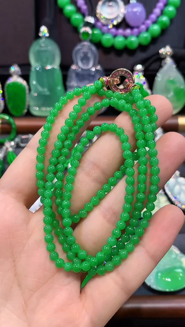 项链未镶嵌翡翠珠链