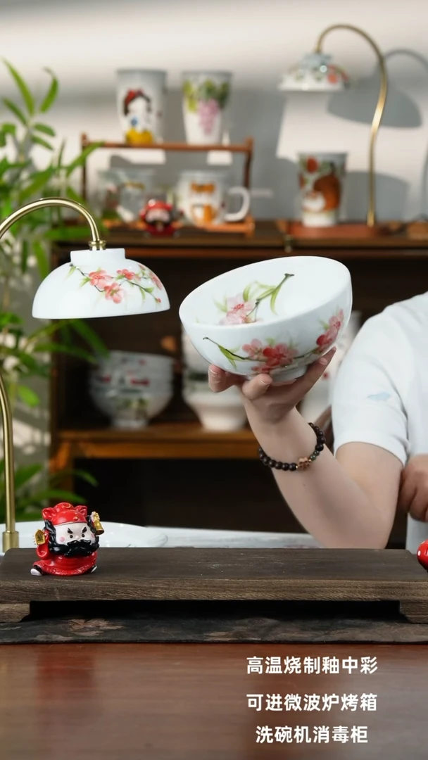 景德镇手绘釉中彩（食品级）小罗汉碗