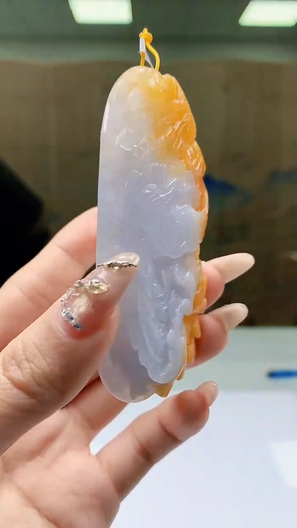 【闪购商品】定制翡翠未镶嵌4812ty-毛货挂件49