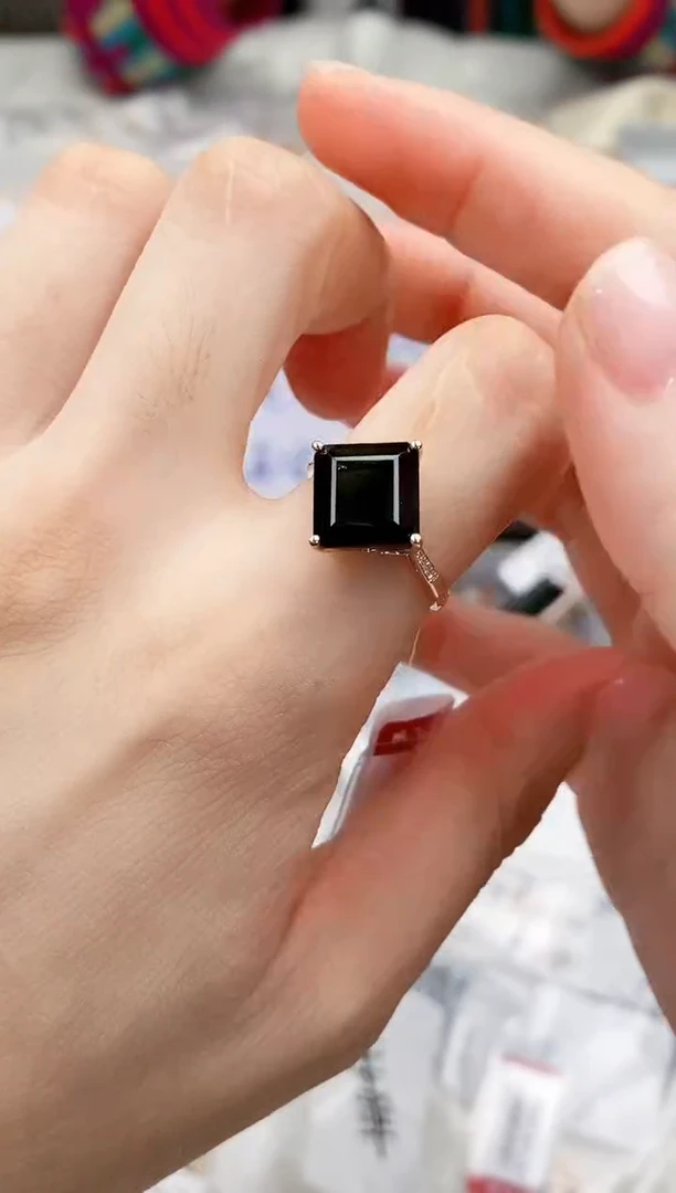 碧玺戒指18K金镶嵌高货153