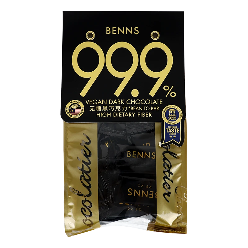 马来西亚贝纳丝至醇无糖黑巧克力138g（约含36片）