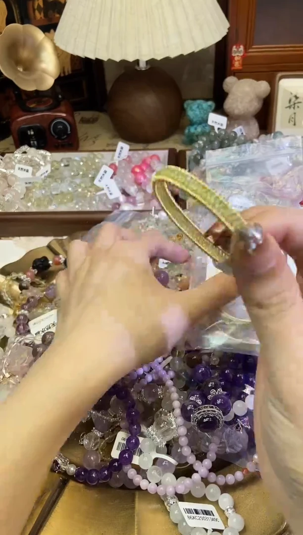 橄榄石未镶嵌手镯450