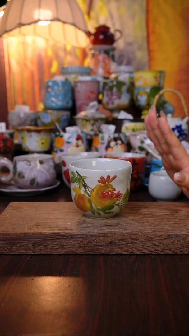杯子泥垚手作 景德镇手工手绘陶瓷器物