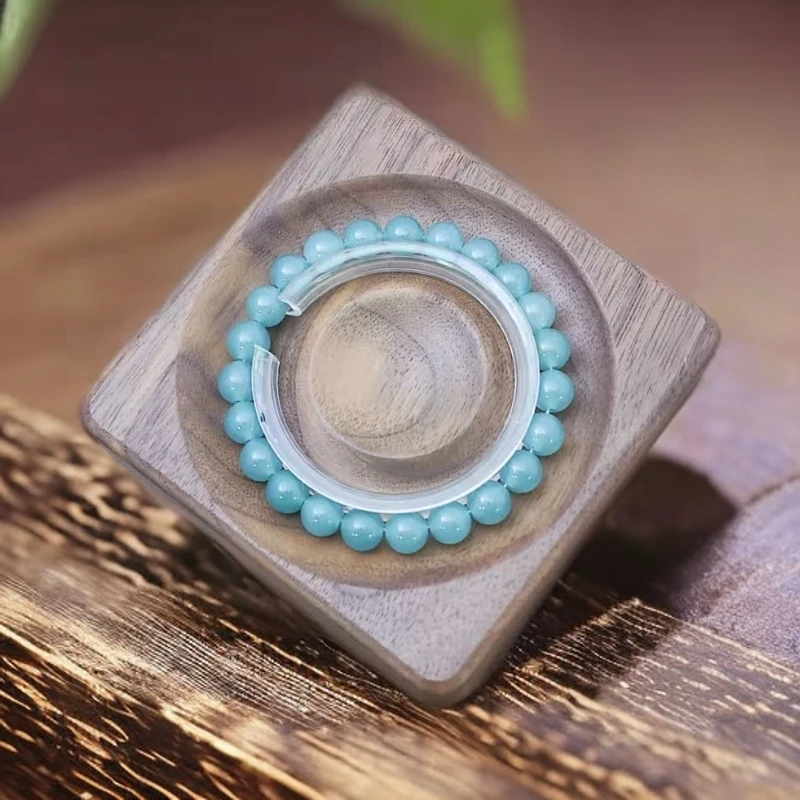 【仟禧珠宝】天然玉石  009 天空蓝 8mm