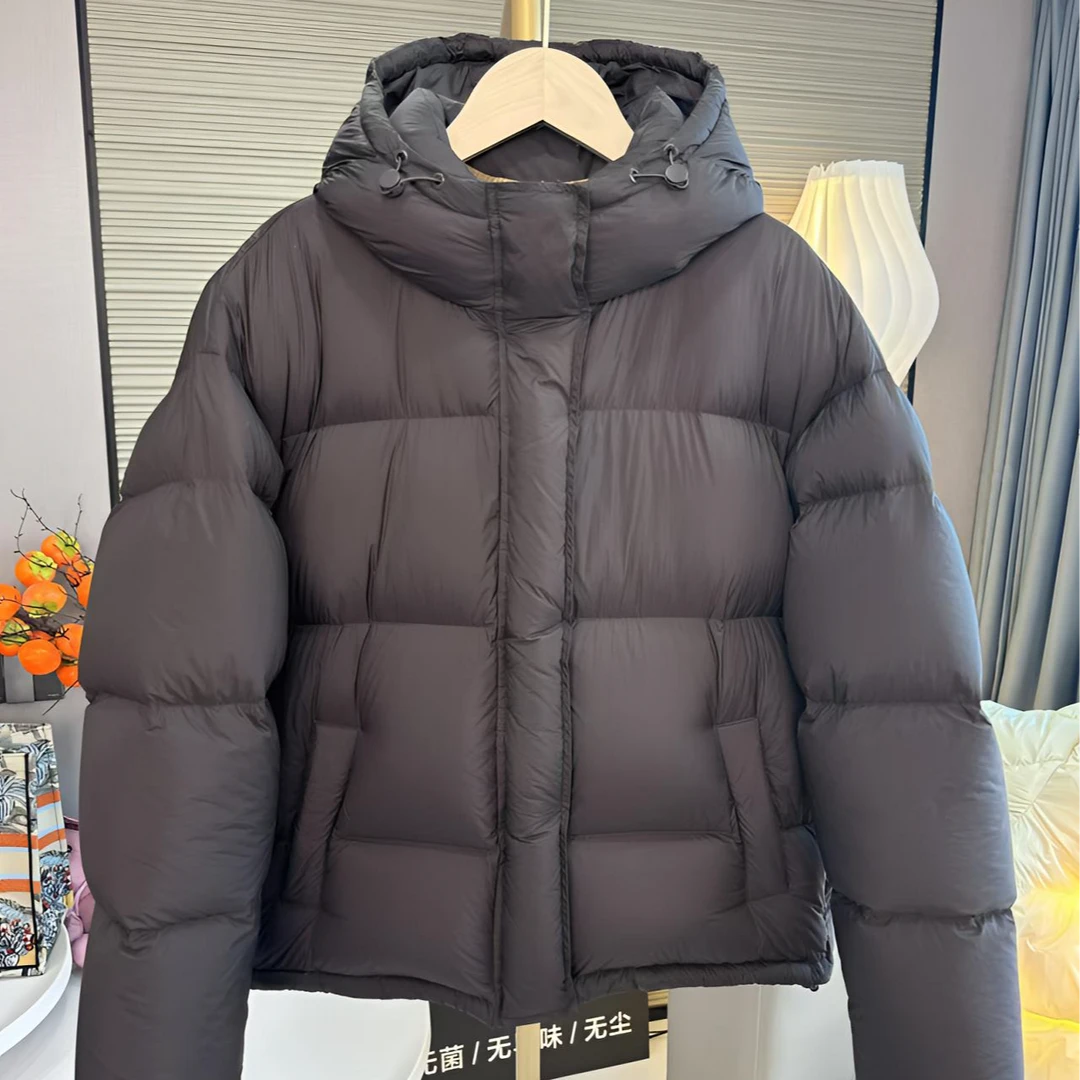 【云缎10.6】轻奢时尚保暖羽绒服女90白鸭绒热力感连帽加厚冬季