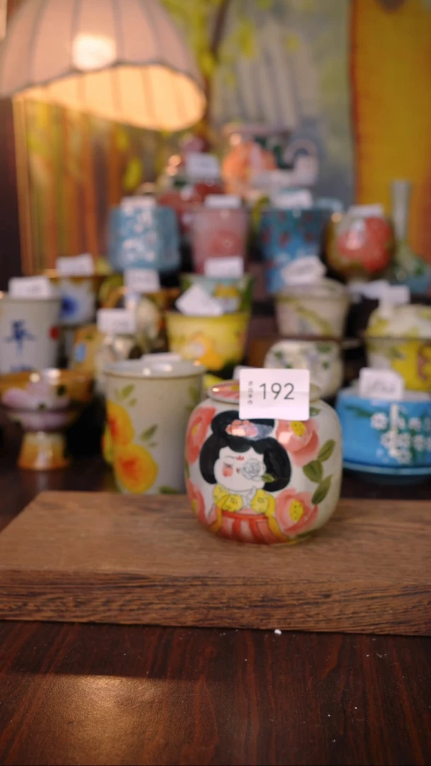 摆件泥垚手作 景德镇手工手绘器物