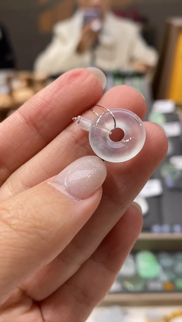 颈饰未镶嵌翡翠甜甜圈