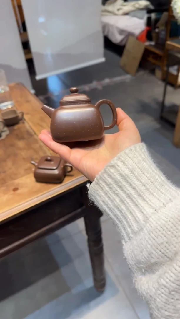 茶壶紫砂W****雪四方坦然 铺砂