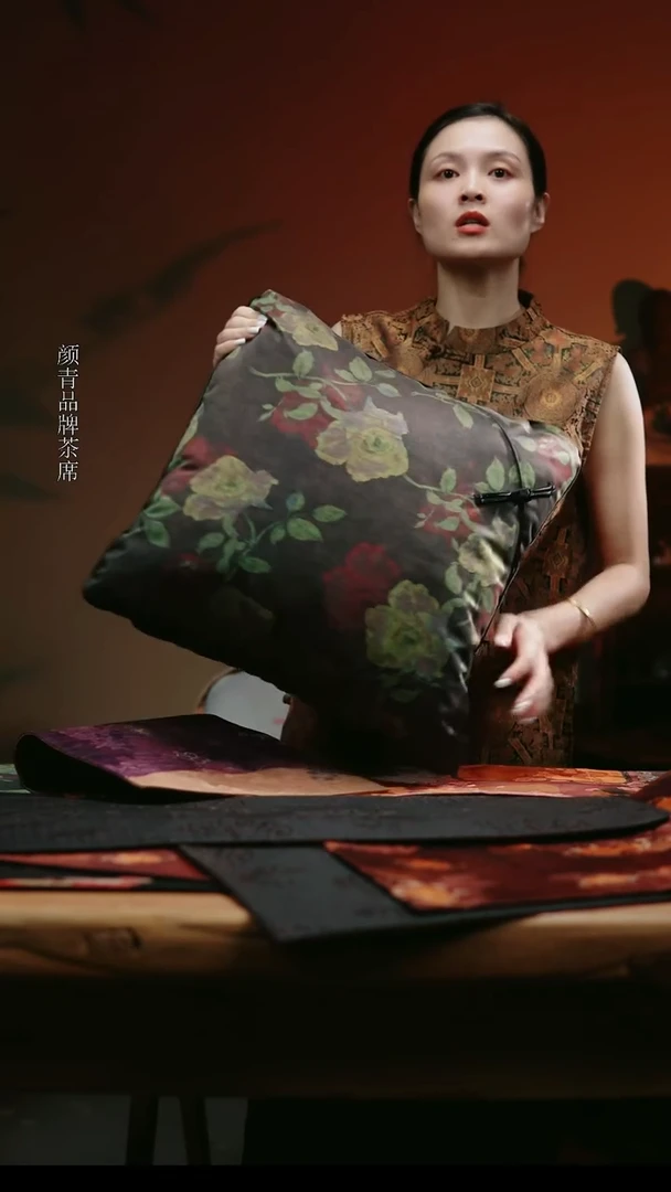 别具一阁布艺尺寸43方枕
