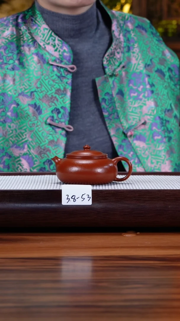 【闪购商品】紫砂茶壶3.8-53 车朱泥 寒江150