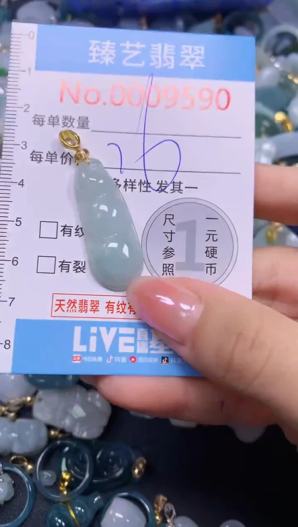 颈饰未镶嵌翡翠9590