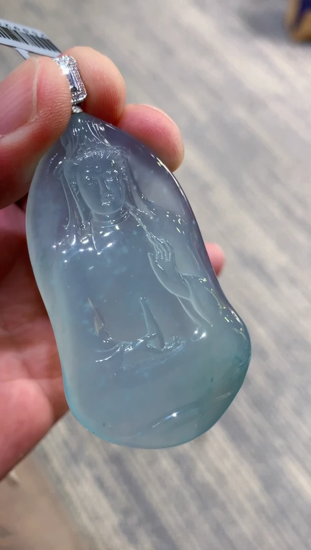 颈饰未镶嵌翡翠天然A货翡翠