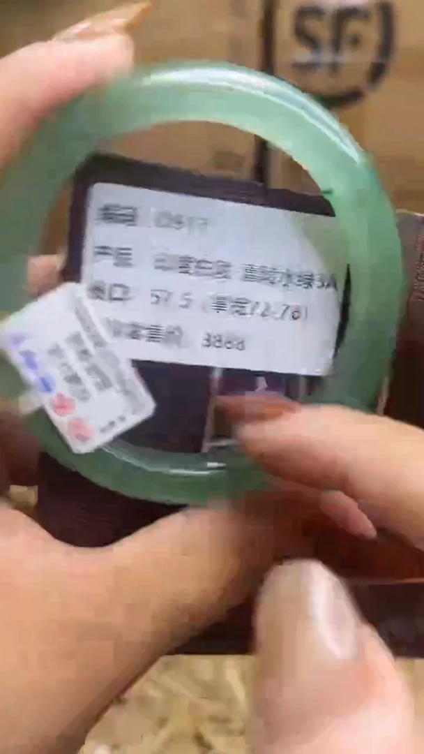 未镶嵌手镯石英质玉d917-圈口57.5