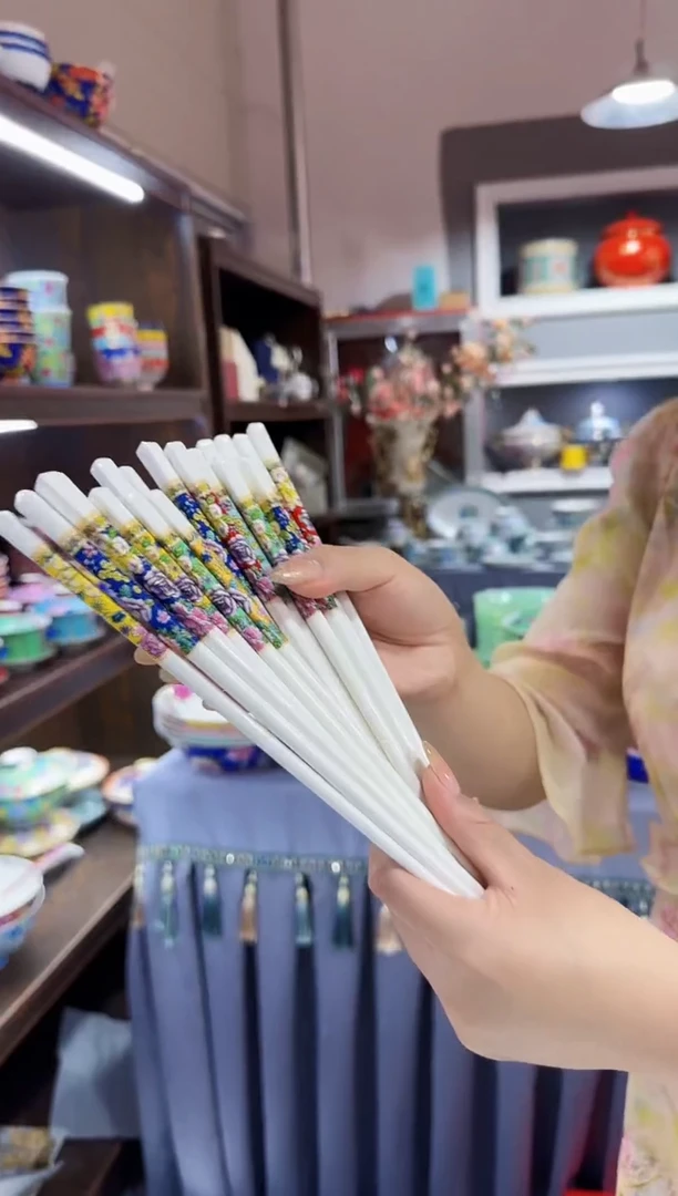 珐琅  筷子10双景德镇餐具
