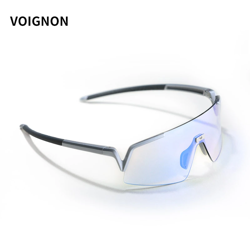 【VO】透明变色全天候高清防雾运动跑步骑行防油污太阳镜马拉松