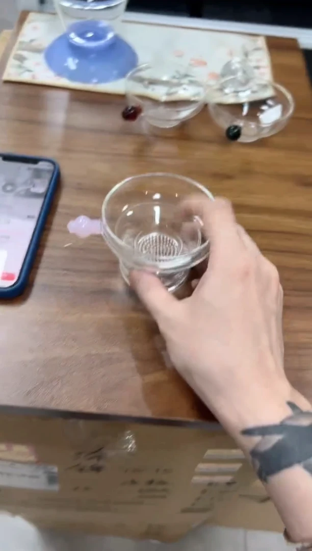 福容润茗茶漏粉玉色