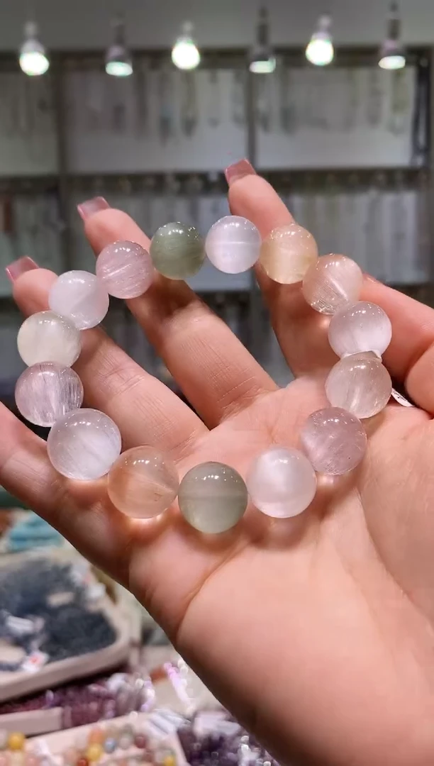 未镶嵌手链水晶@****y多样性发其一兔毛