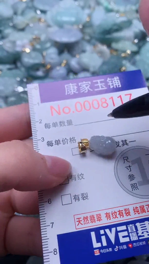 颈饰未镶嵌翡翠8117