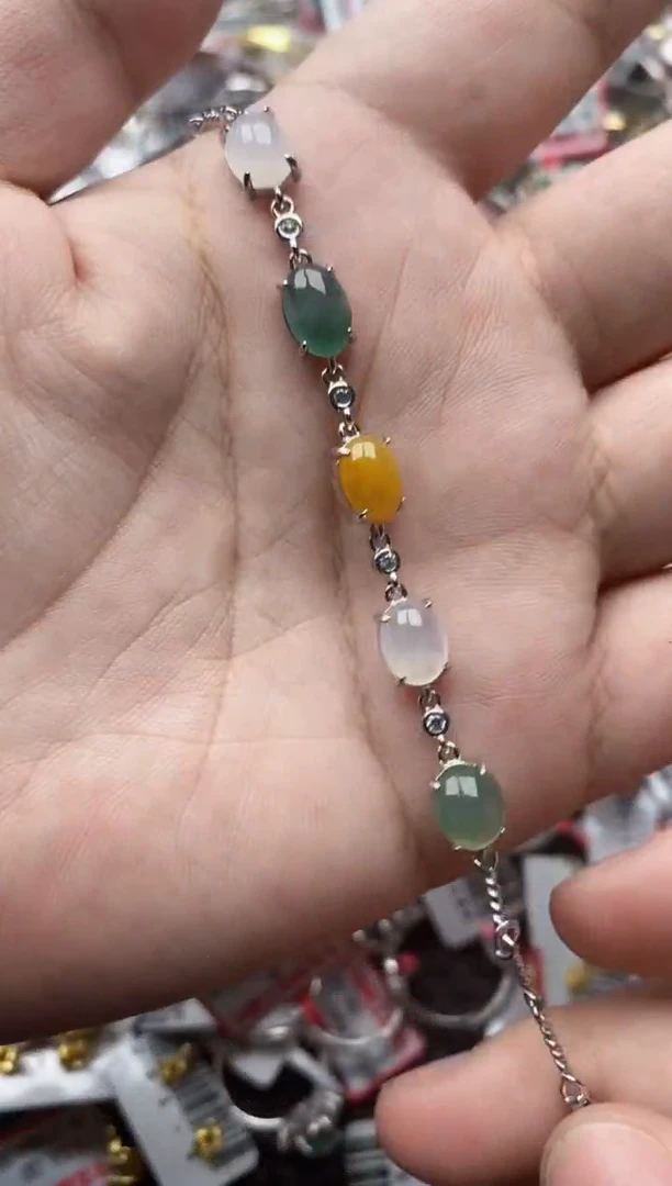 【闪购商品】翡翠戒指银S925镶嵌44444---6