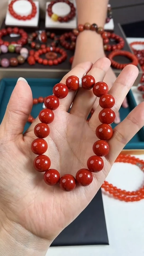 未镶嵌瓦西手串12mm南红玛瑙一个/条