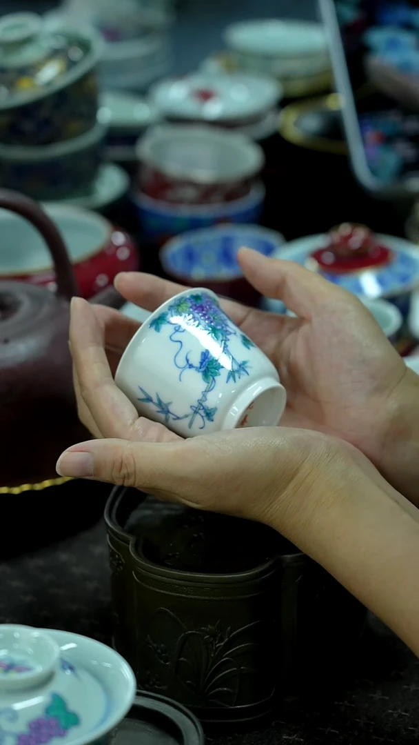 搬迁完毕 景德镇手绘茶具福利