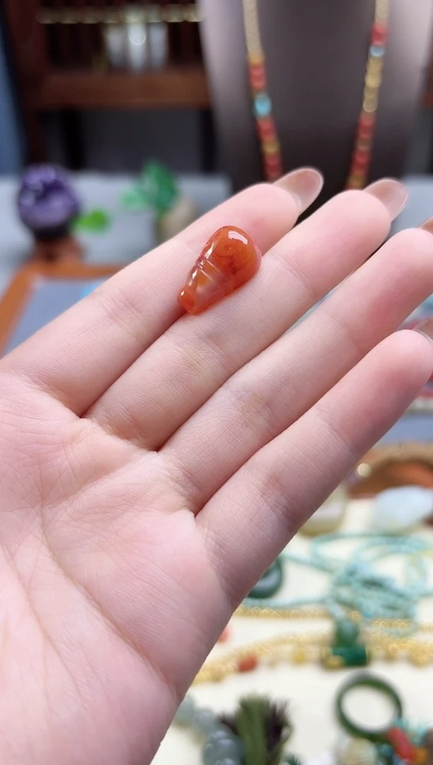 未镶嵌南红玛瑙挂件南红三通配饰TX