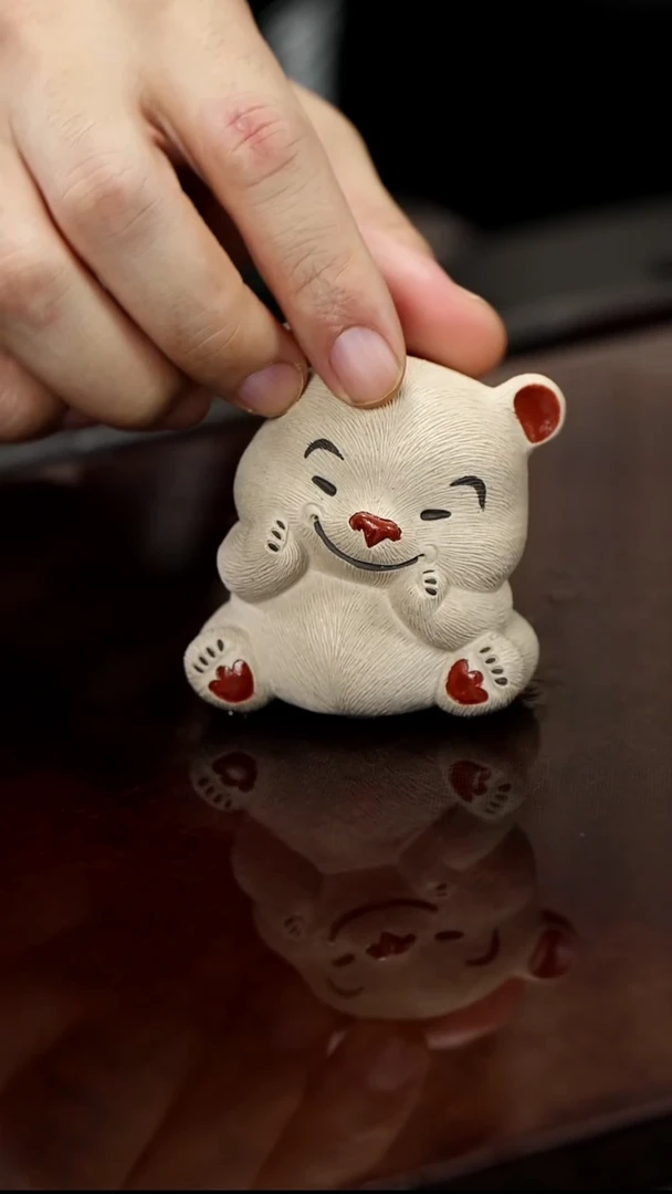 紫砂茶宠紫砂小熊