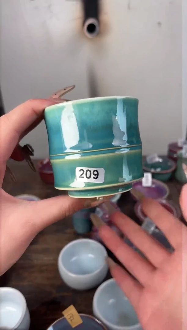 【闪购商品】摆件钧瓷手工茶器窑变