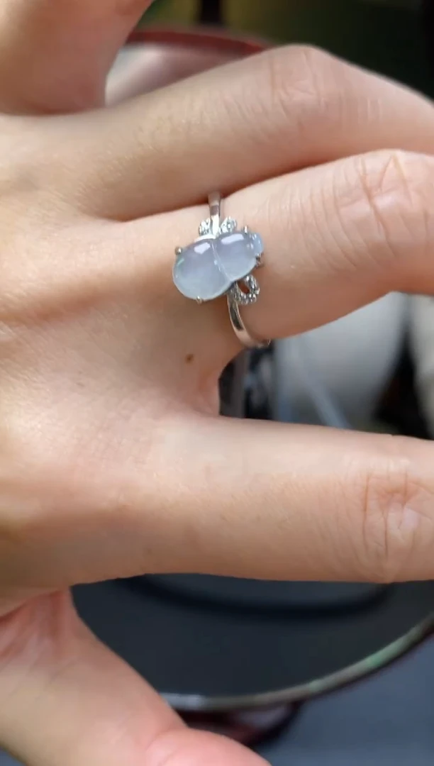 颈饰银S925镶嵌翡翠净货15418