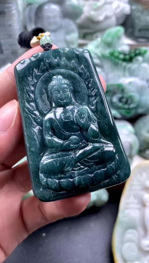 吊坠(不含链)未镶嵌翡翠1