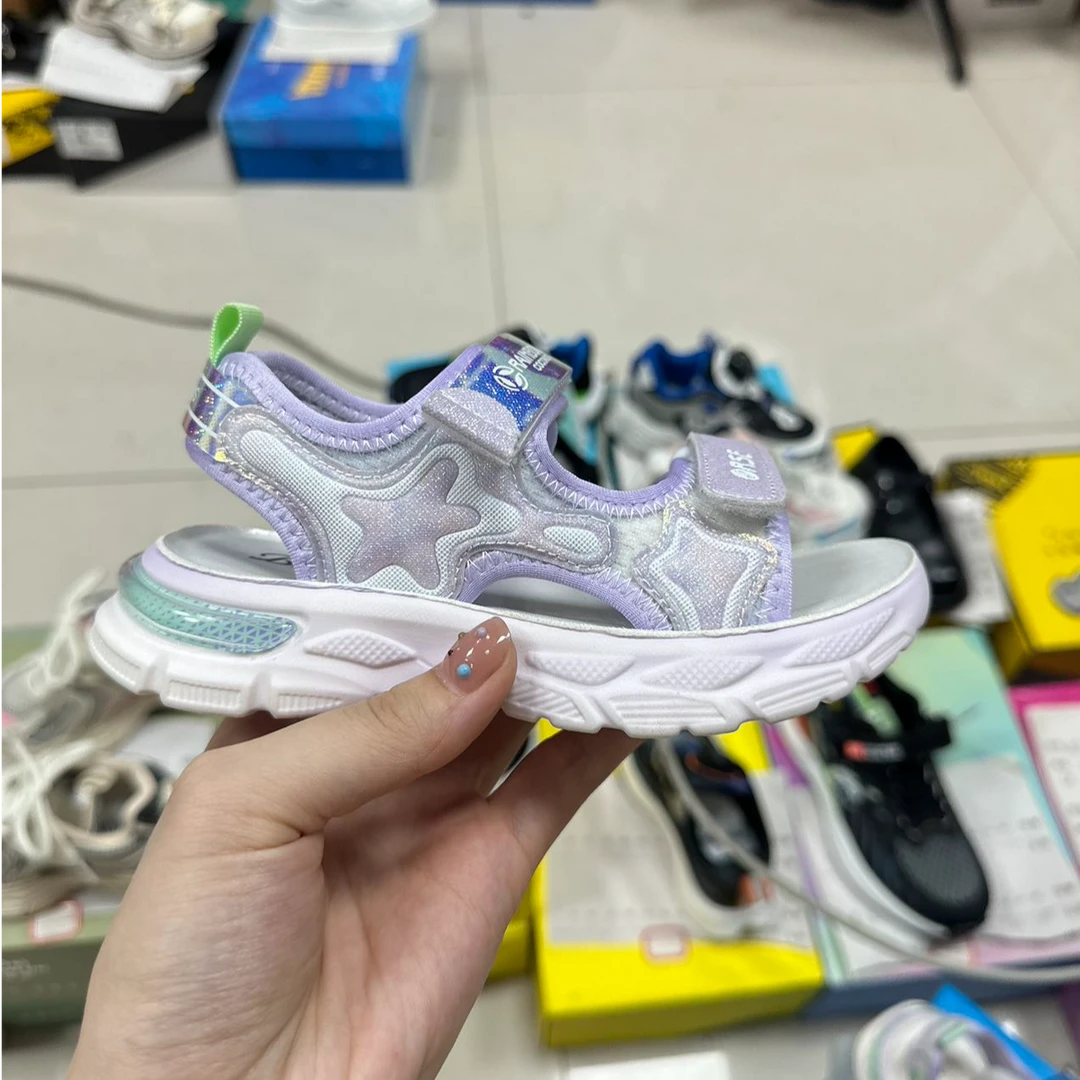 5708夏款舒适凉鞋紫色（温州童鞋）