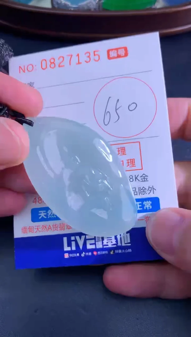颈饰未镶嵌翡翠天然A货翡翠