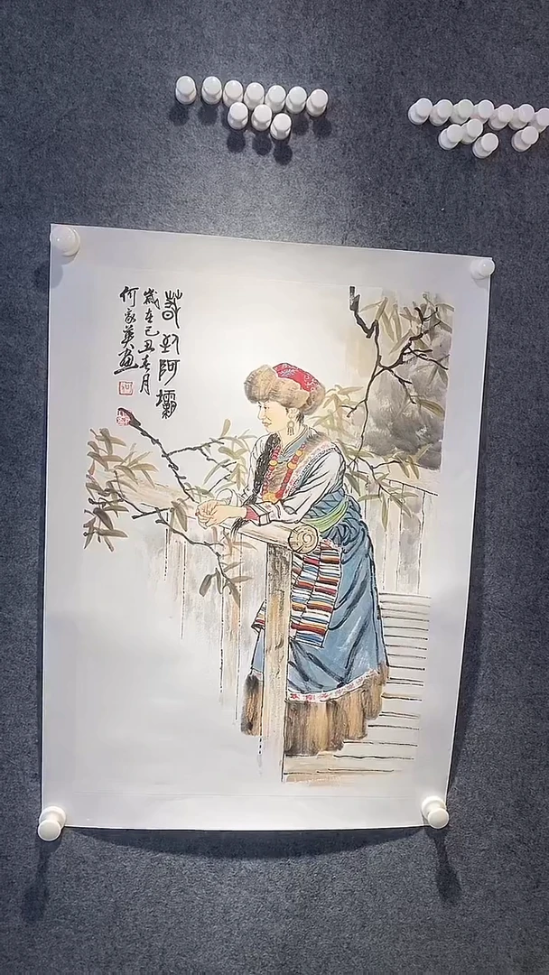 国画何老师精品国画